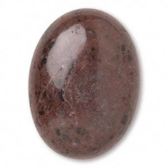 Picture of Cabochon mahogany obsidian (natural) 30x22mm oval x1