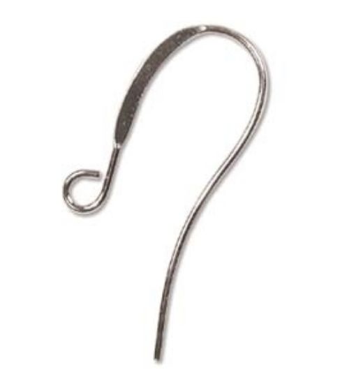 Picture of Hook Ear Wire 26mm Silver Plate x24