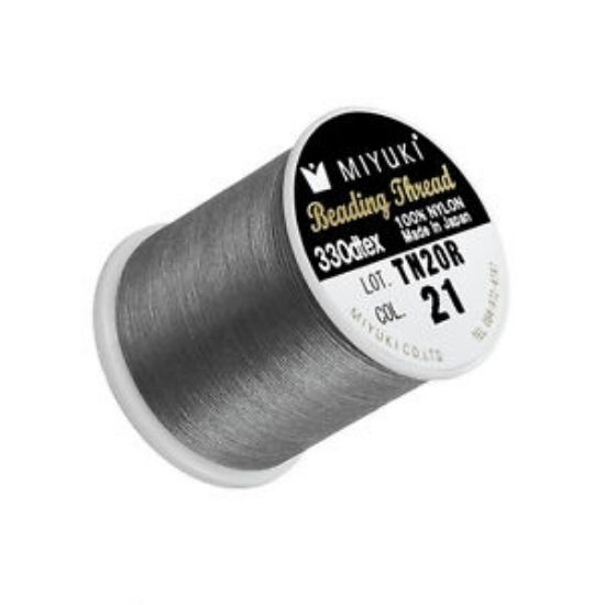 Picture of Miyuki Nylon Beading thread B 0.25mm Earl Grey (n°21) x50m