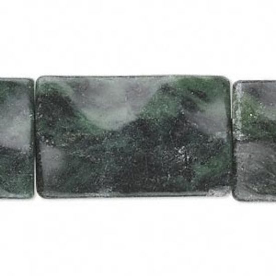 Picture of Serpentine (natural) 40x25x7mm wavy rectangle x1