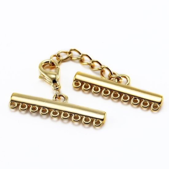 Picture of Clasp 32mm 9-strand w/ extender Gold Plated x1