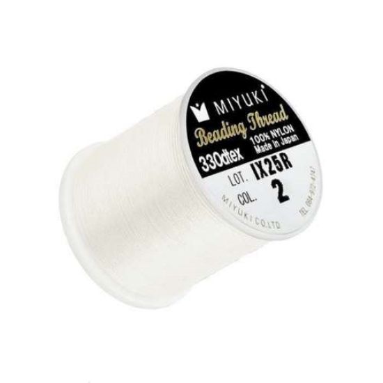 Picture of Miyuki Nylon Beading Thread B 0.25mm Eggshell (n°02) x50m