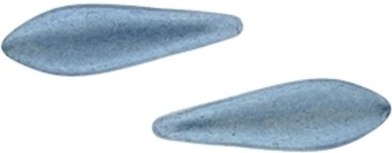 Picture of CzechMates Daggers 2 holes 5x16mm Saturated Metallic Neutral Gray x25