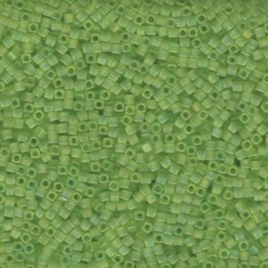 Picture of Miyuki Cubes 1.8mm 143FR Mat Transparant Chartreuse x10g