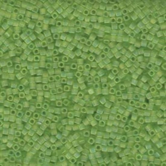 Picture of Miyuki Cubes 1.8mm SB18-143FR Mat Transparant Chartreuse x10g