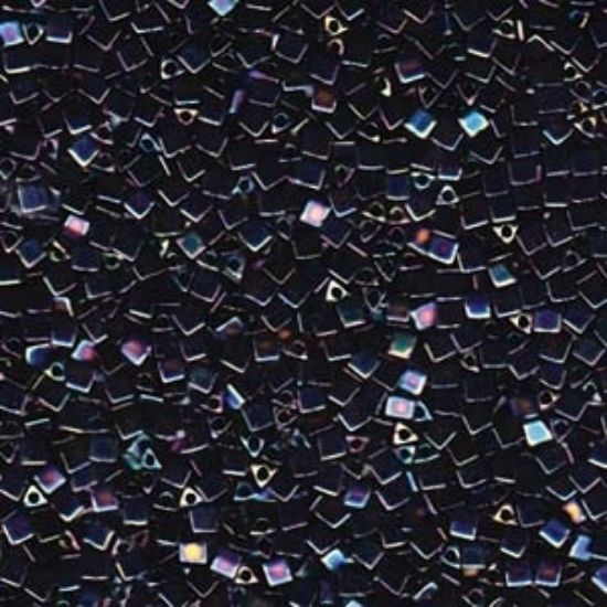 Picture of Miyuki Sharp Triangle 10/0 455 Metallic Variegated Blue Iris x10g