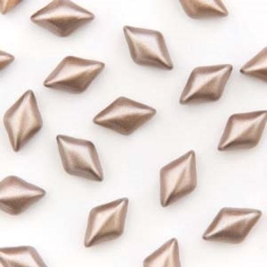 Picture of GemDuo 2-hole 5x8mm Pastel Light Brown x10g