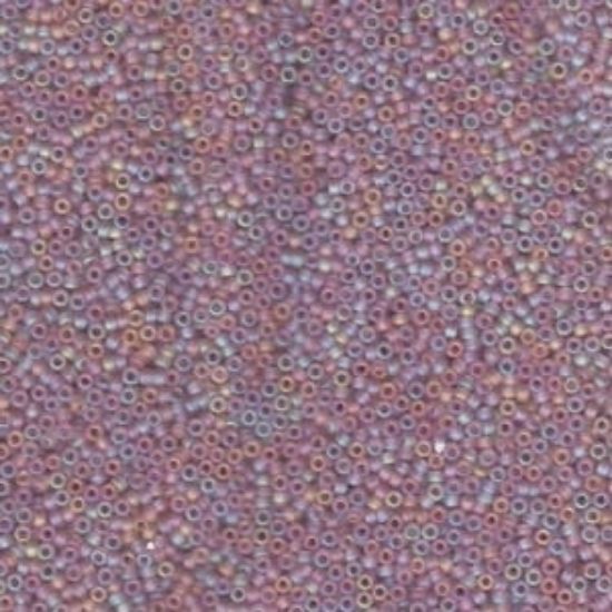 Picture of Miyuki Seed Beads 15/0 142FR Mat Smoky Amethyst AB x10g