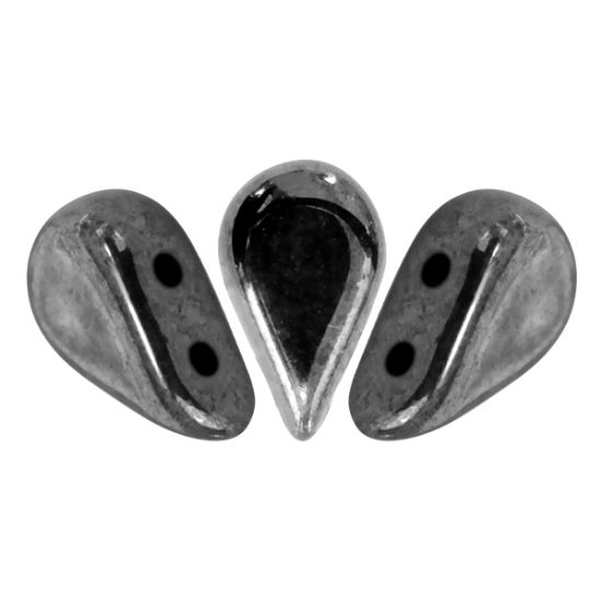 Picture of Amos® by Puca® 5x8mm Jet Hematite x10g
