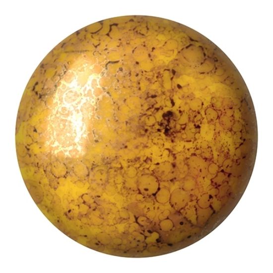 Picture of Cabochons par Puca® 18mm Opaque Jonquil Bronze x1