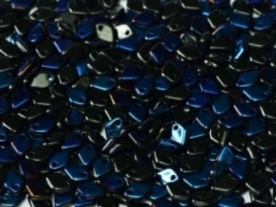Picture of Dragon Scale Bead 1,5x5mm Jet Azuro x5g