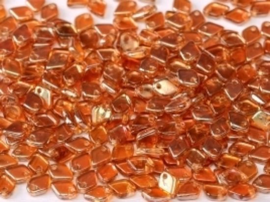 Picture of Dragon Scale Bead 1,5x5mm Crystal Apricot Medium x5g