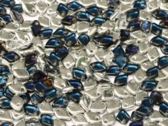 Picture of Dragon Scale Bead 1,5x5mm Crystal Bermuda Blue x5g