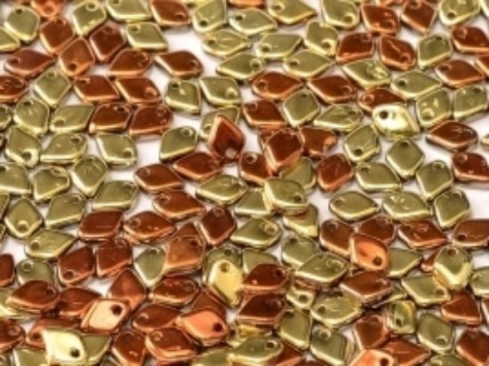 Picture of Dragon Scale Bead 1,5x5mm Crystal California Gold Rush x5g