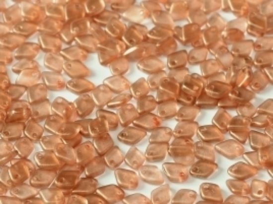 Picture of Dragon Scale Bead 1,5x5mm Crystal GT Tangerine x5g