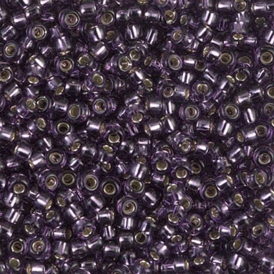 Picture of Miyuki Rocaille 8/0 24 Silver Lined Amethyst x10g