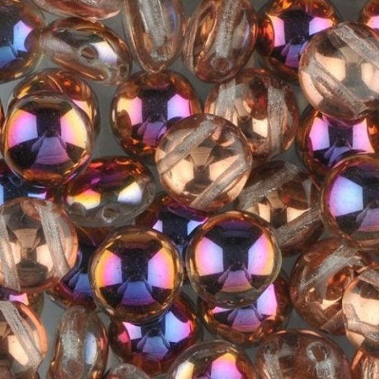 Picture of Candy Beads 8mm Crystal Sliperit x10