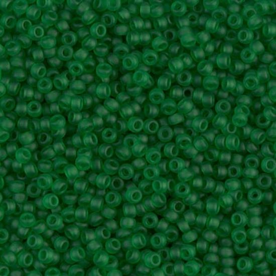 Picture of Miyuki Rocaille 11/0 146F Transparent Green Mat x10g