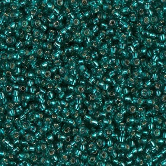 Picture of Miyuki Rocaille 11/0 2425 Silver Lined Teal x10g