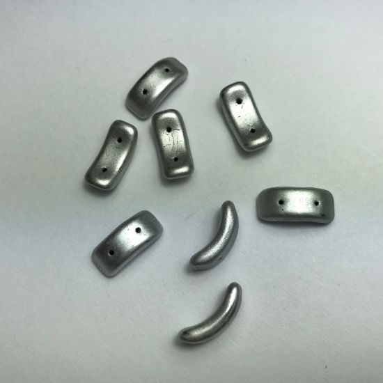 Picture of Preciosa Bow Bead 15.5 mm  Aluminium Silver x20