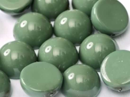 Picture of Dome Bead 14x8mm Hartford Green x5