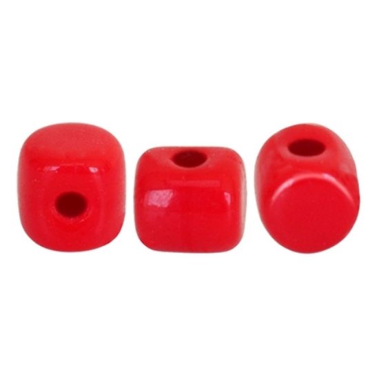 Picture of Minos® par Puca® 2.5x3mm Opaque Coral Red x10g