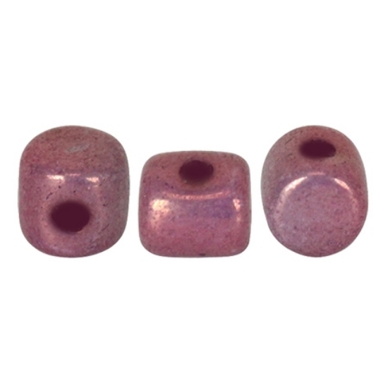 Picture of Minos® par Puca® 2.5x3mm Opaque Mix Amethyst/Gold Ceramic Look x10g