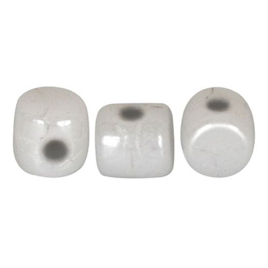 Picture of Minos® par Puca® 2.5x3mm Opaque White Ceramic Look x10g