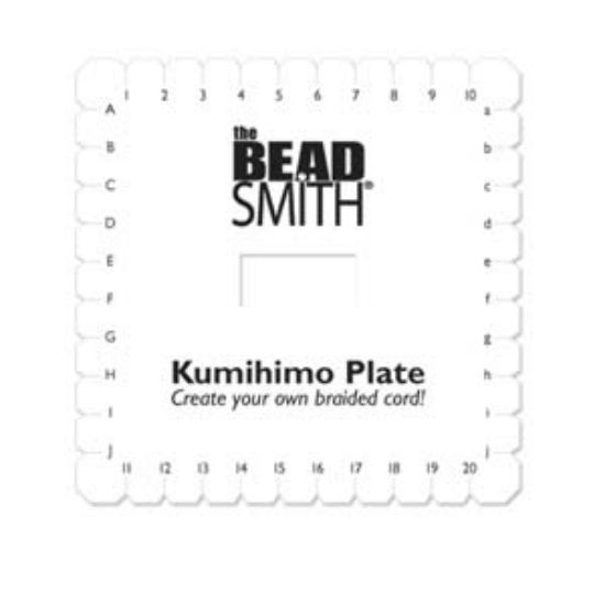 Picture of Kumihimo plate Square 15cm 32 slots x1