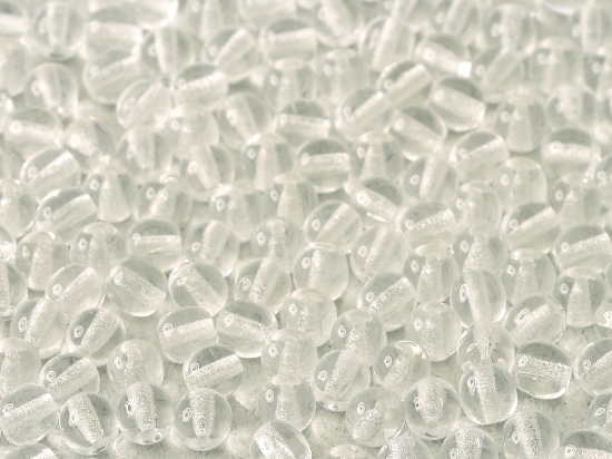 Picture of Round beads 4mm round Crystal x100