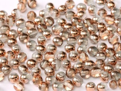 Image de Round beads 4mm Crystal Capri Gold x50