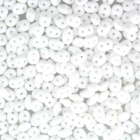 Picture of SuperDuo 2,5x5mm Chalk White x10g