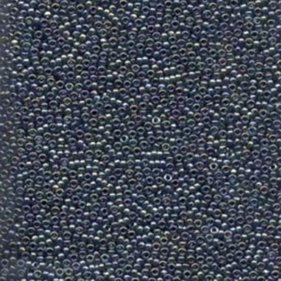 Picture of Miyuki Seed Beads 15/0 305 Montana Blue Gold Luster x10g
