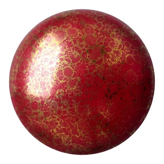 Picture of Cabochons par Puca® 25 mm Opaque Coral Red Bronze x1