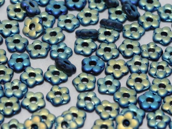 Picture of Forget-me-not 5mm Jet Full AB Mat x50