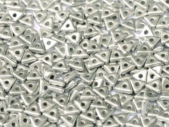 Picture of Tri-bead 4mm Aluminium Silver x5g