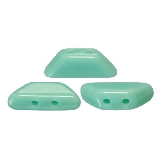 Picture of Tinos® par Puca® 4x10mm Opaque Green Turquoise x10g