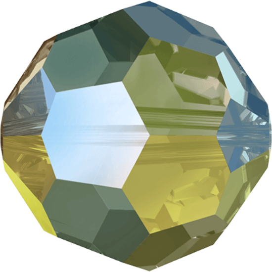 Picture of Swarovski 5000 round 8mm Crystal Iridescent Green x1