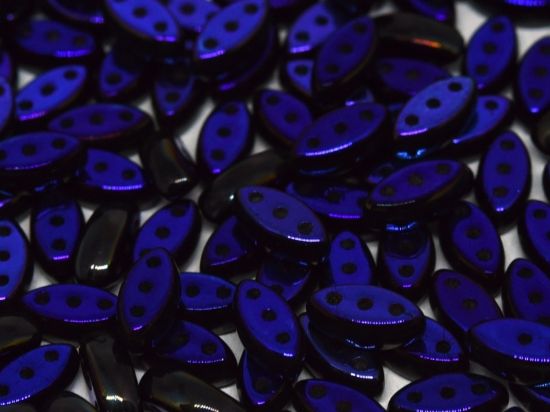 Picture of Cali Beads 3x8mm Jet Full Azzuro x30