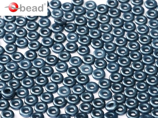 Picture of O Bead 4mm Pastel Montana Blue x5g