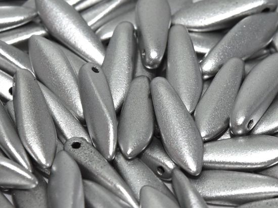 Picture of Glass Daggers 5x16mm Aluminium Silver x25
