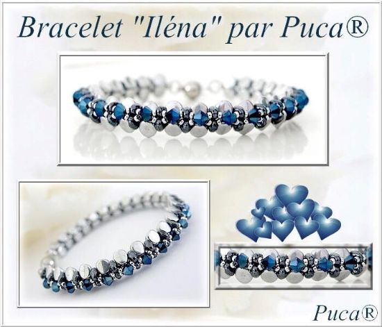 Picture of Kit Bracelet « Iléna » © par Puca - Blue
