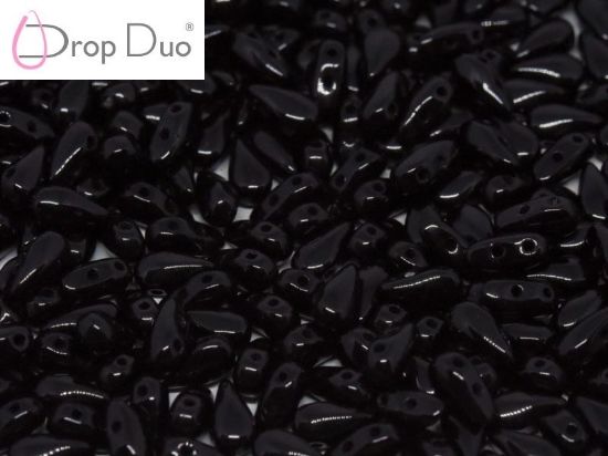 Picture of DropDuo® 3x6mm Jet x50