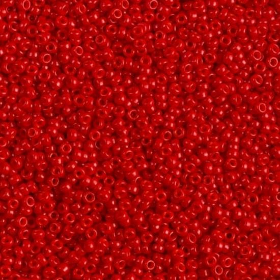 Picture of Miyuki Seed Beads 15/0 1684 Opaque Red x10g