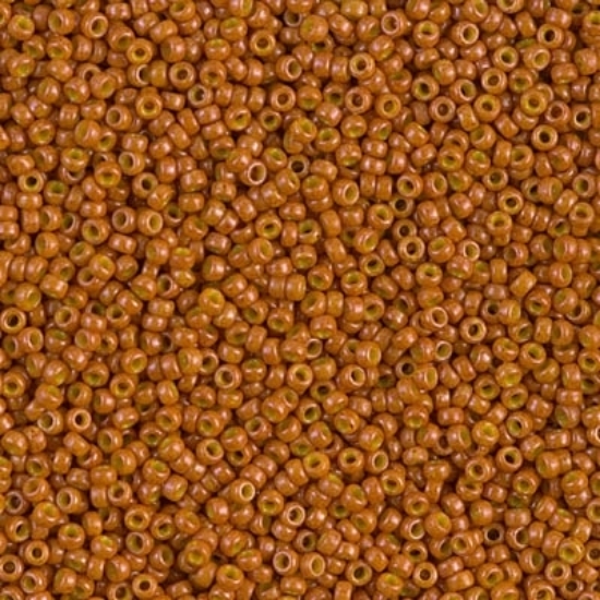 Picture of Miyuki Rocaille 15/0 1479 Dyed Opaque Pumpkin x10g