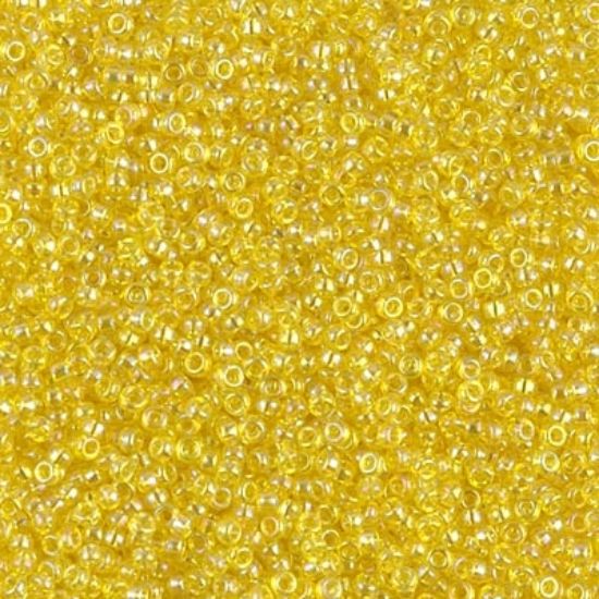 Picture of Miyuki Seed Beads 15/0 252 Transparent Yellow AB x10g