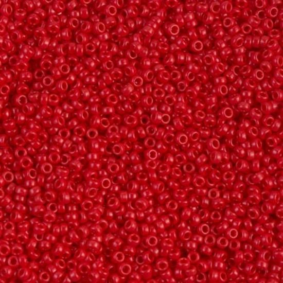 Picture of Miyuki Rocaille 15/0 408 Opaque Red x10g