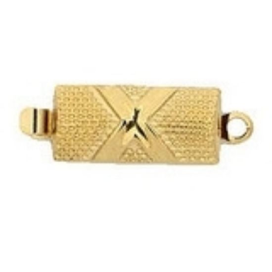 Picture of Neumann Clasp 12x6mm 23kt Gold Plated x1