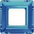 Picture of Swarovski Square Ring 4439 14mm Bermuda Blue x1