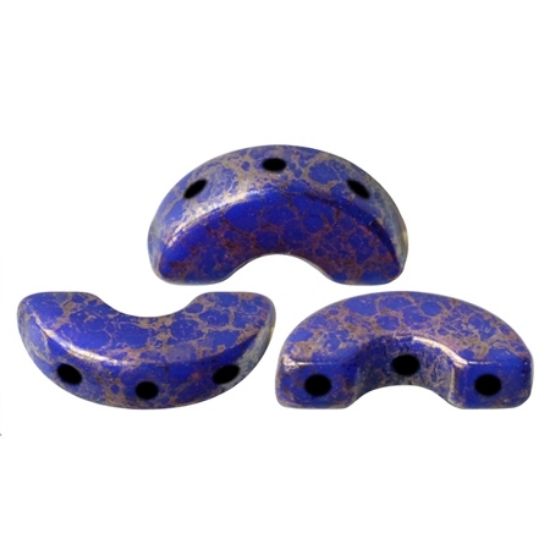 Picture of Arcos® by Puca® 5x10 mm Opaque Sapphire Bronze x10g